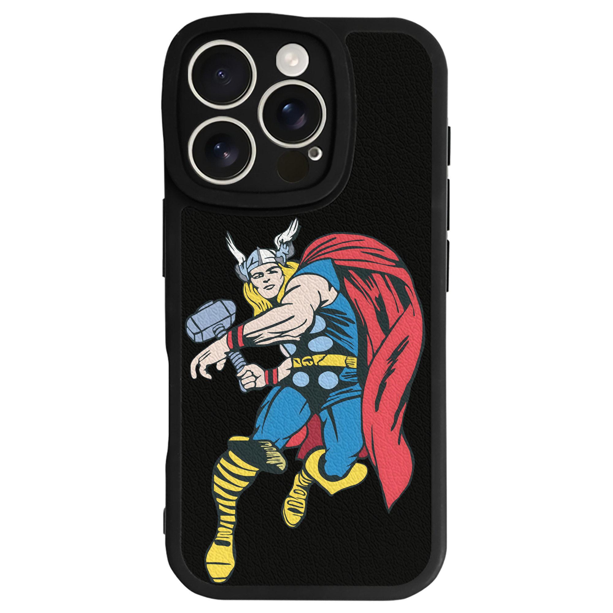 （画像用） アベンジャーズ The Avengers 【iPhone 16シリーズ対応】シリコンスマホケース（レザー調） 材質：シリコン